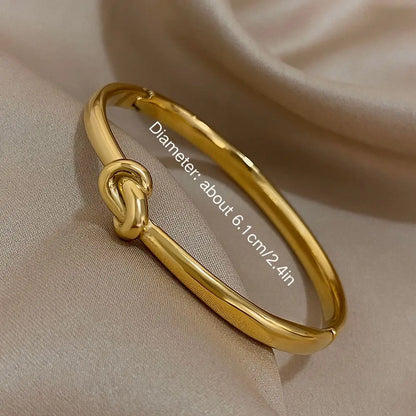 Unisex Gold Cuff Waterproof Bracelet