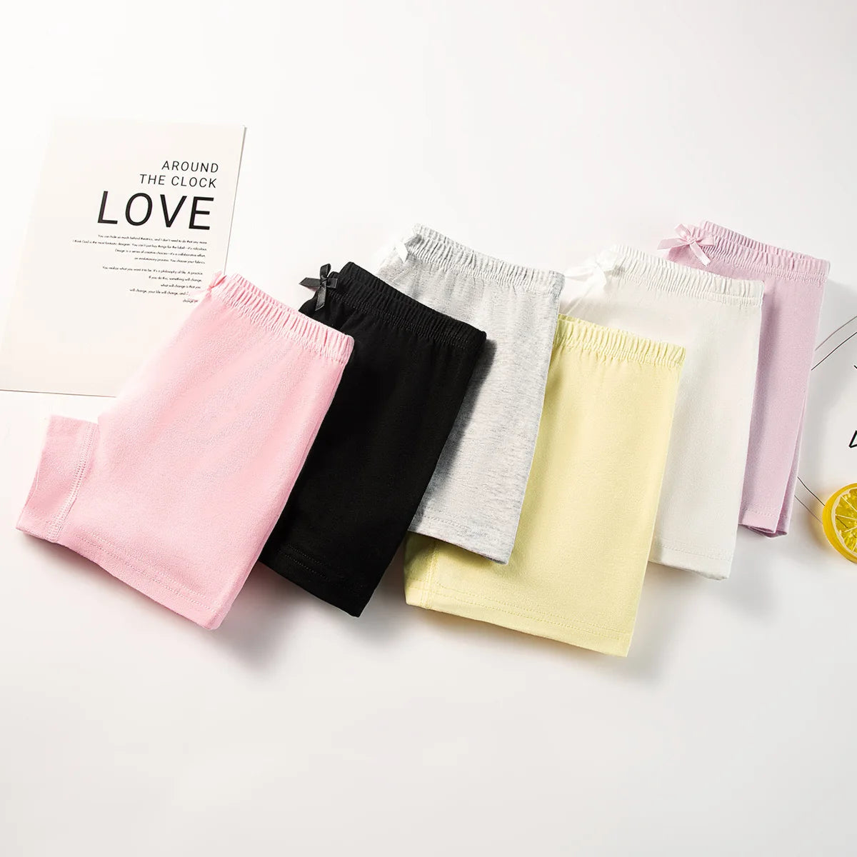 1/2 Pcs Kids Girls Panties Cotton Breathable Safety Pants