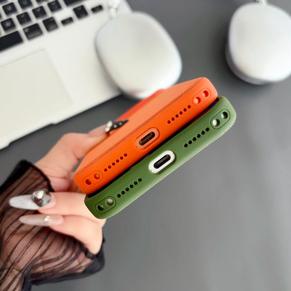 Magnetic Tech Woven Case For iPhone Cover