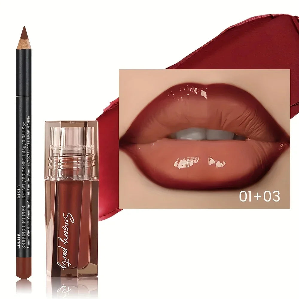 Hydrating Lip Gloss + Lip Liner Kit Lip Contour