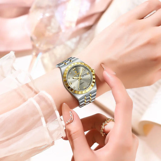 Luminous Waterproof Stainless Steel Quartz Watches