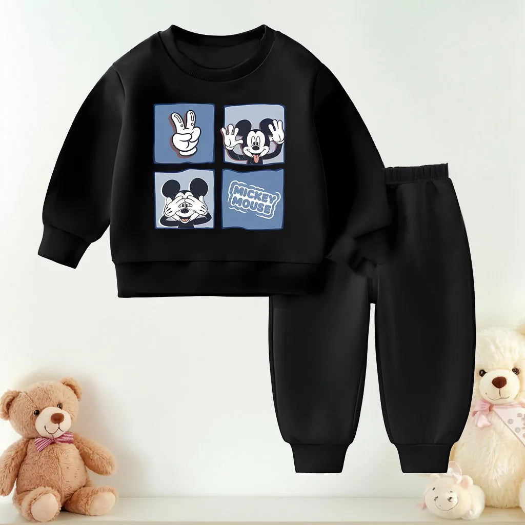 Casual Tracksuits Spring Fall O Neck Hoodies Set