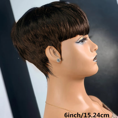 Straight Human Hair Wigs
