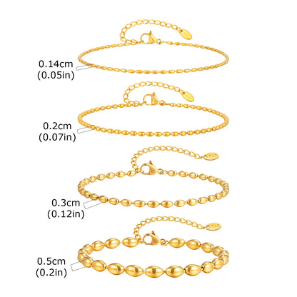 Beaed Ball Anklet Bracelet