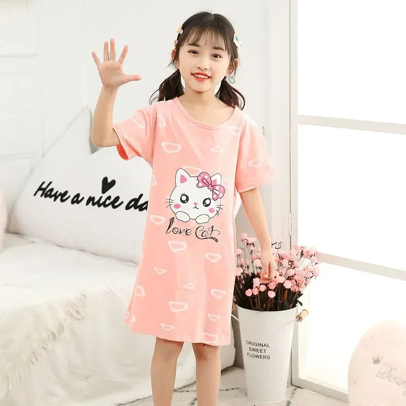 100% Cotton Cartoon Nightdress