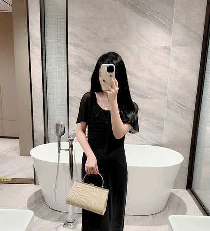 Classic Pleated Evening Bag Handbag