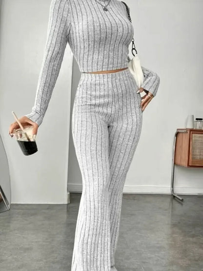 Elegant Loose Pants Suit Casual Sets