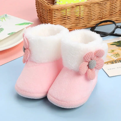 Newborn Baby Girls Boys Soft Snow Boots