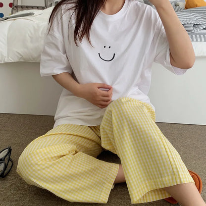 2-Piece Short-Sleeved Pajama Sets