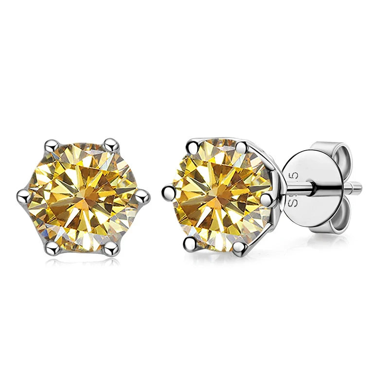 DANA 1/2/4CT VVS Russian Diamond Earrings
