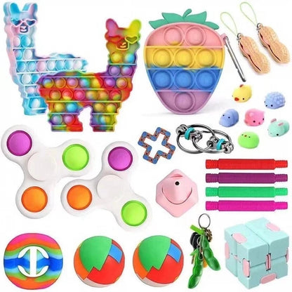 3-50pcs Random Fidget Toys Mystery Gifts Pack