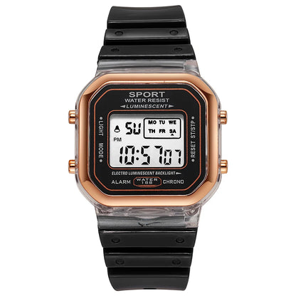 LED Digital Multi Functional Sports Minimalist Electronic Watch