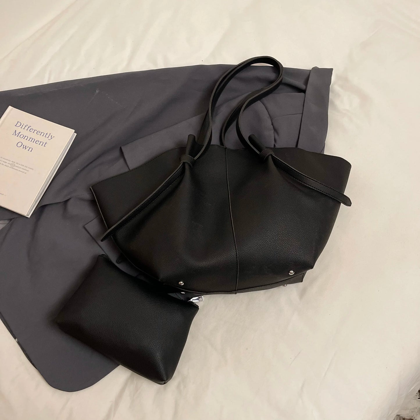 DANA PU Leather Capacity Shopper Handbags