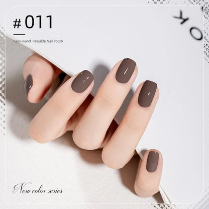 Colorful Water-Base Nail Polish 40 Colors Air Dry Peel Off Nail Art