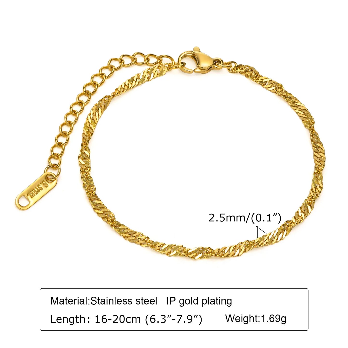 DANA Gold Link Bracelet