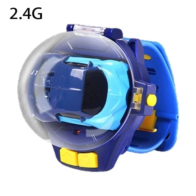 Mini RC Car Watch With LED Lights Toys