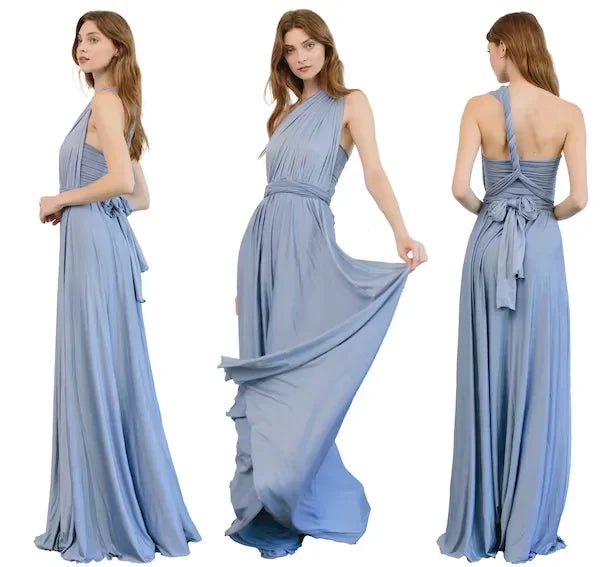 Rust Bridesmaid Dress Infinity Multiway Maxi Bridesmaid Dress