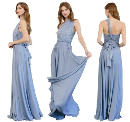 Rust Bridesmaid Dress Infinity Multiway Maxi Bridesmaid Dress
