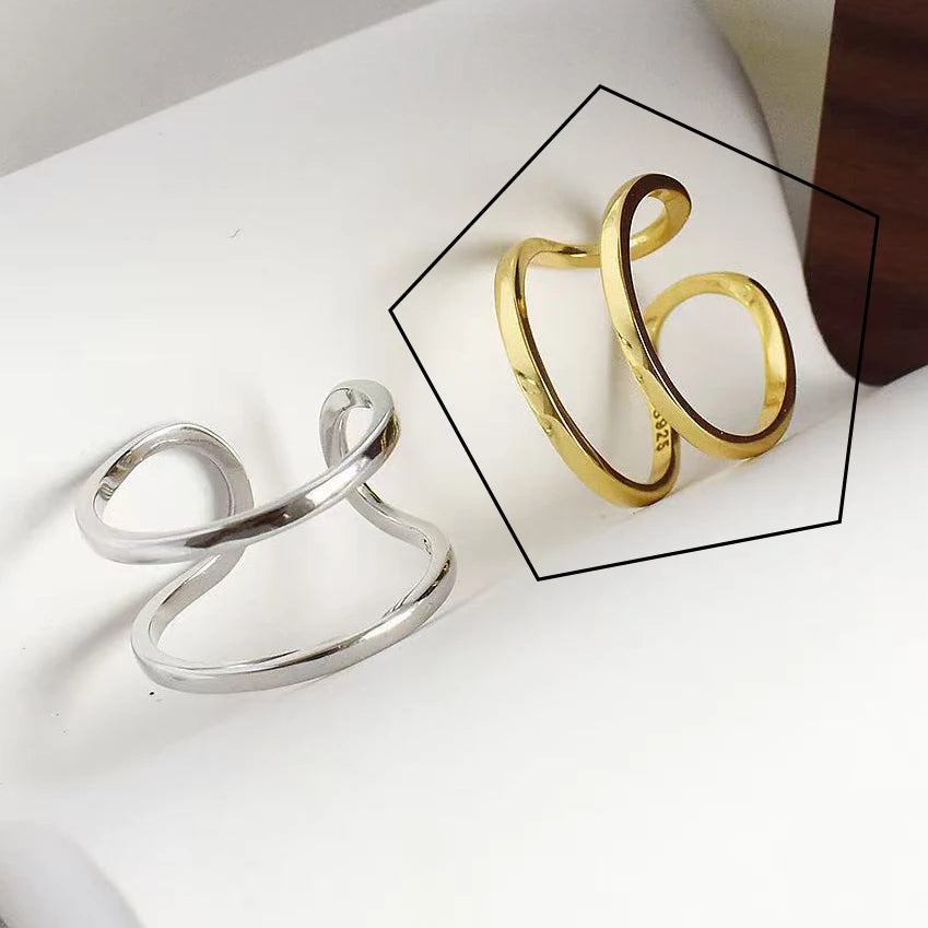 DANA 925 Silver Open Finger Ring