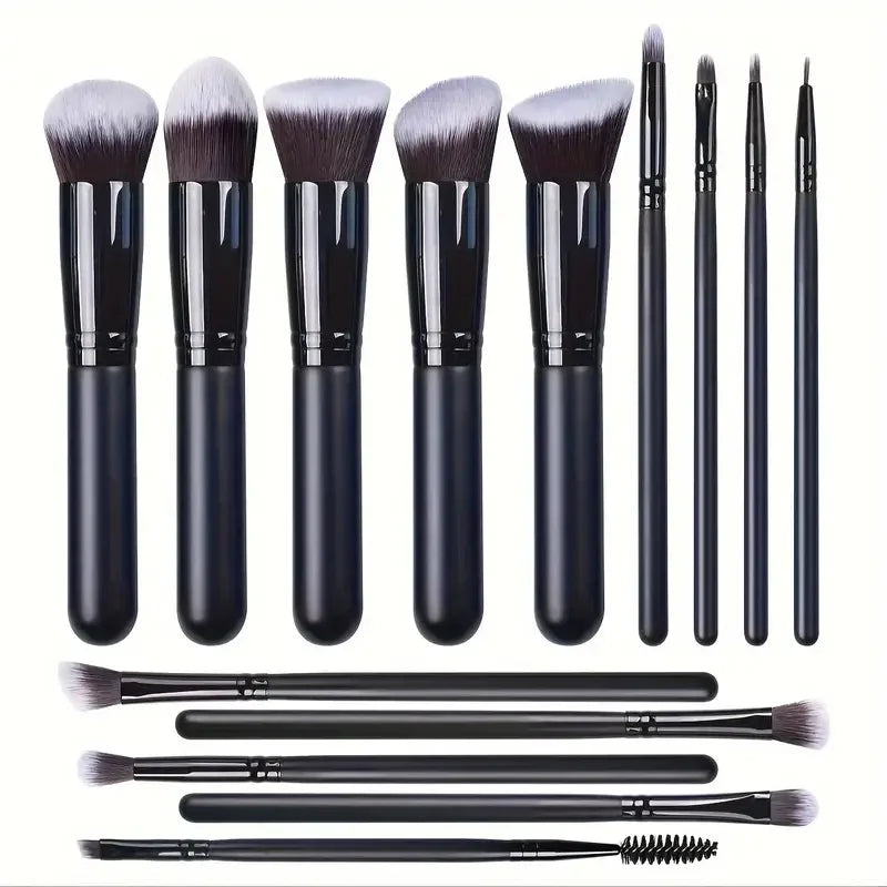 14PCS Makeup Brushes Soft Fluffy Foundation Blush Set
