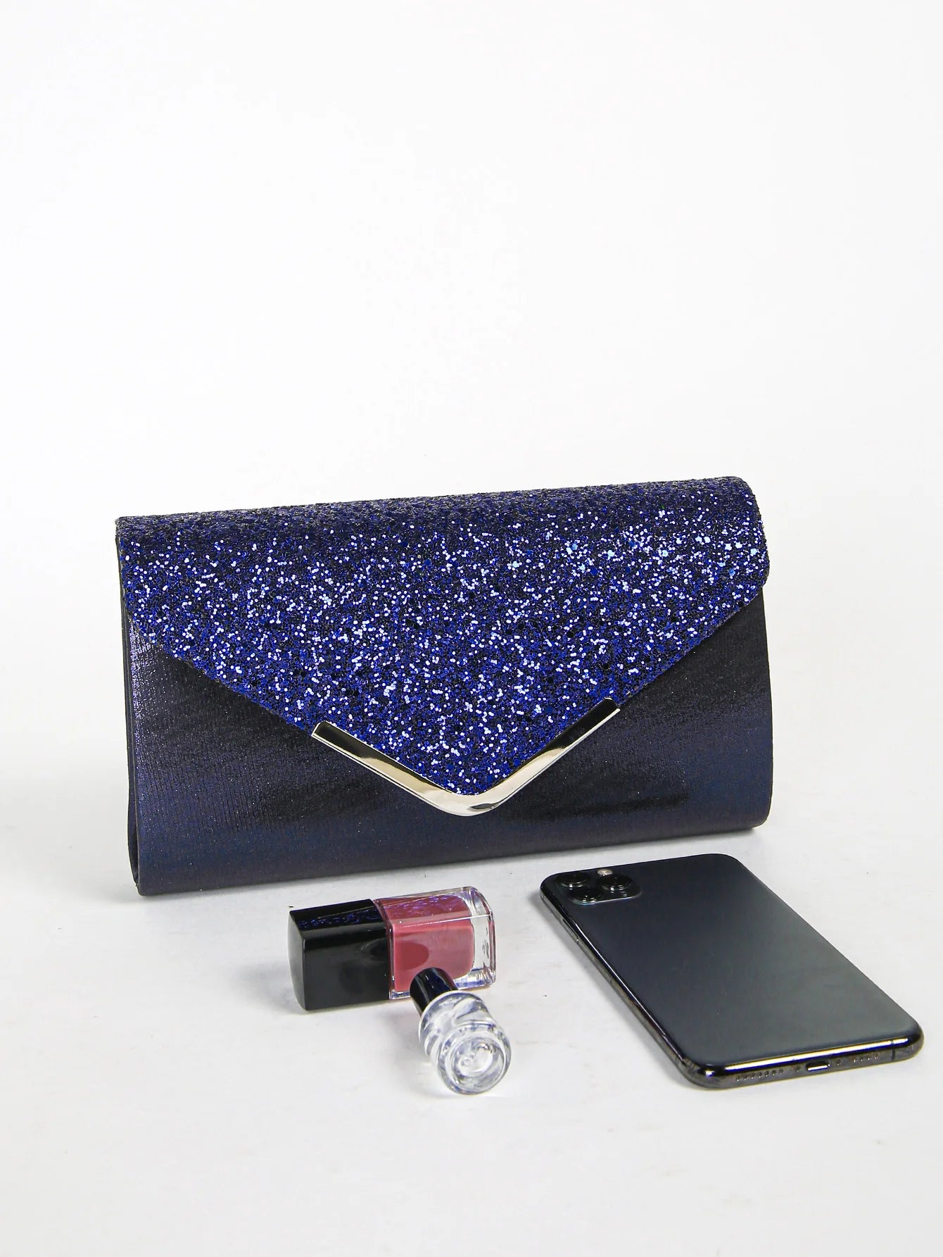 Prom Sequin Clutch Purse chain Shoulder Cross Body Bag