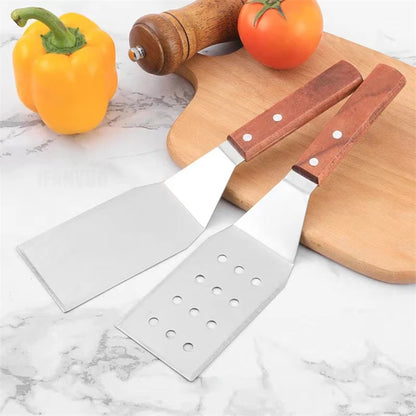 Stainless Steel Spatula and Grill Scraper