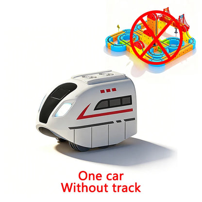 Magnetic Track Electric Train Anti-gravity Kids Magic Cube Car Railway Toy