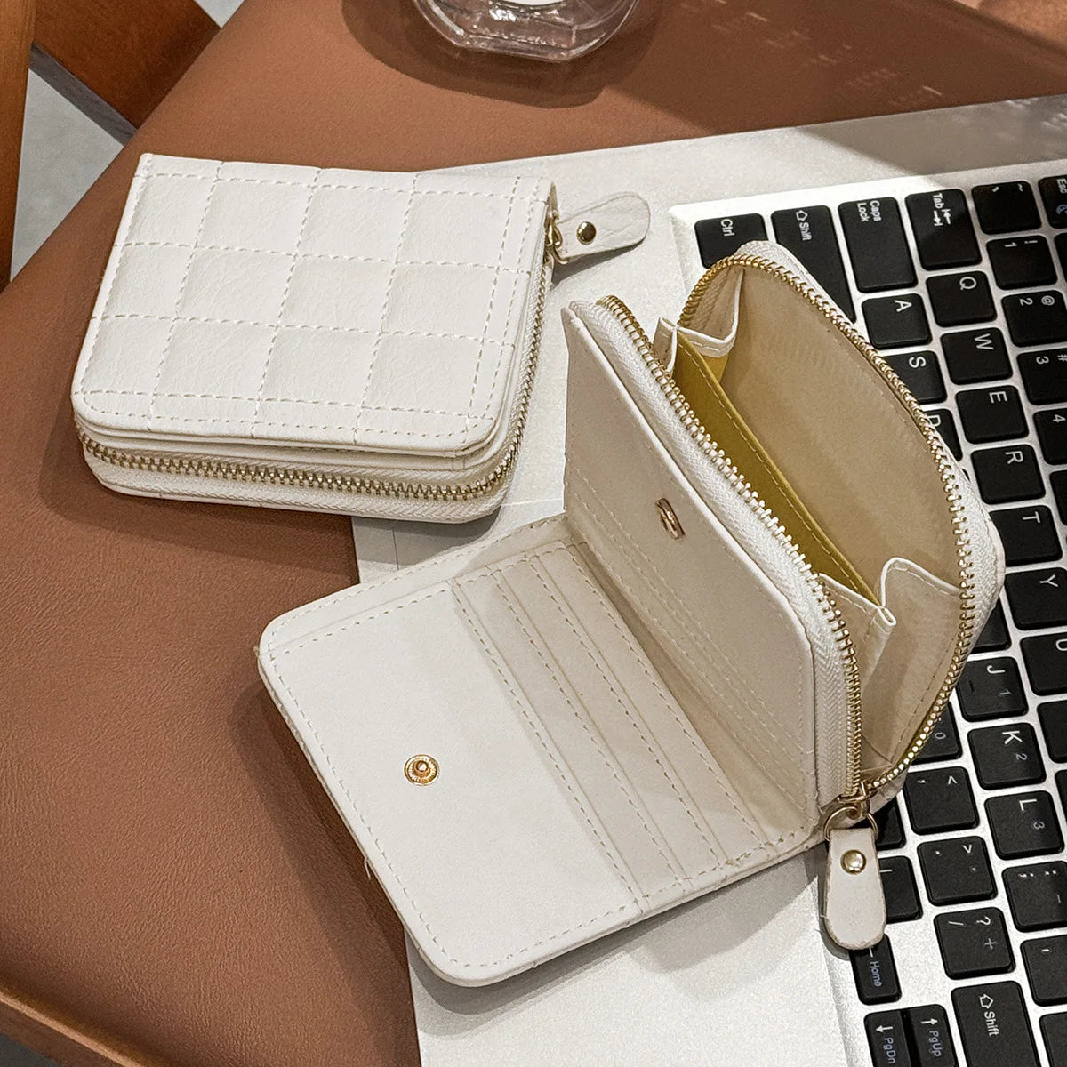 Small Compact Zipper Coin Wallets