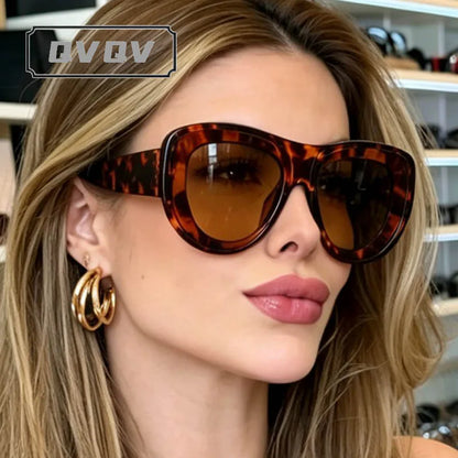 Thick Oversized Cat Eye Vintage Hip-hop Sunglasses