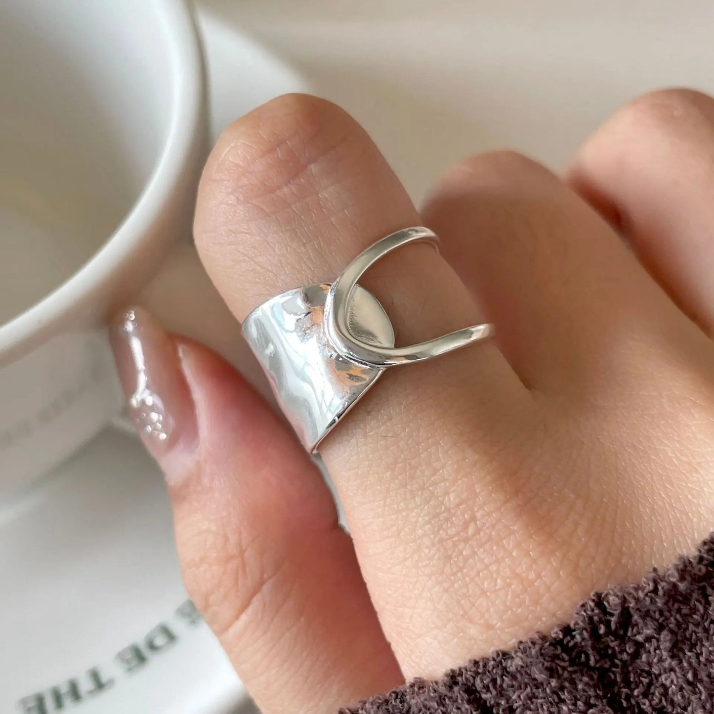 DANA 925 Silver Open Finger Ring
