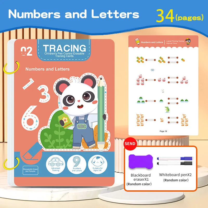 34-Page Reusable Practice Book Set