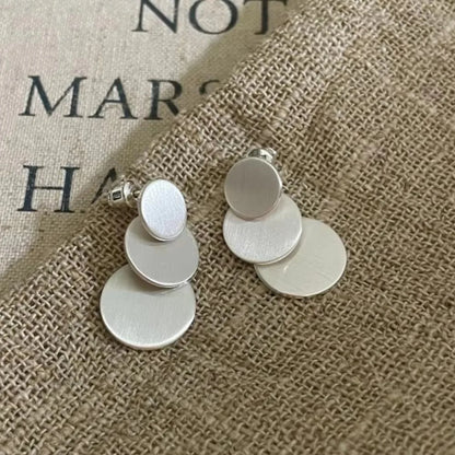 925 Sterling Silver Frosting Hoop Earrings