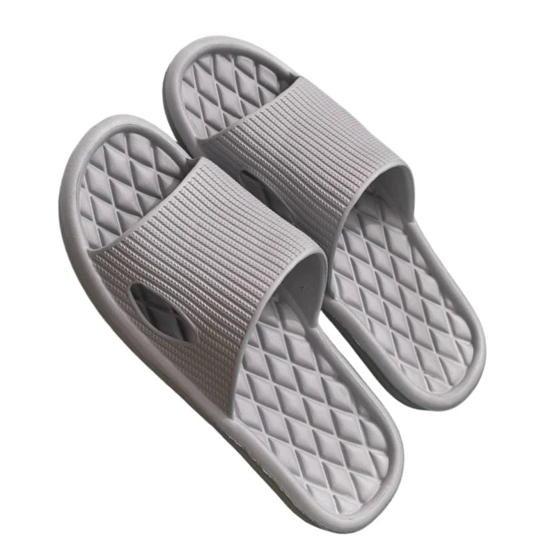 Summer Light Home Soft Solid Color Flip Flops Slippers