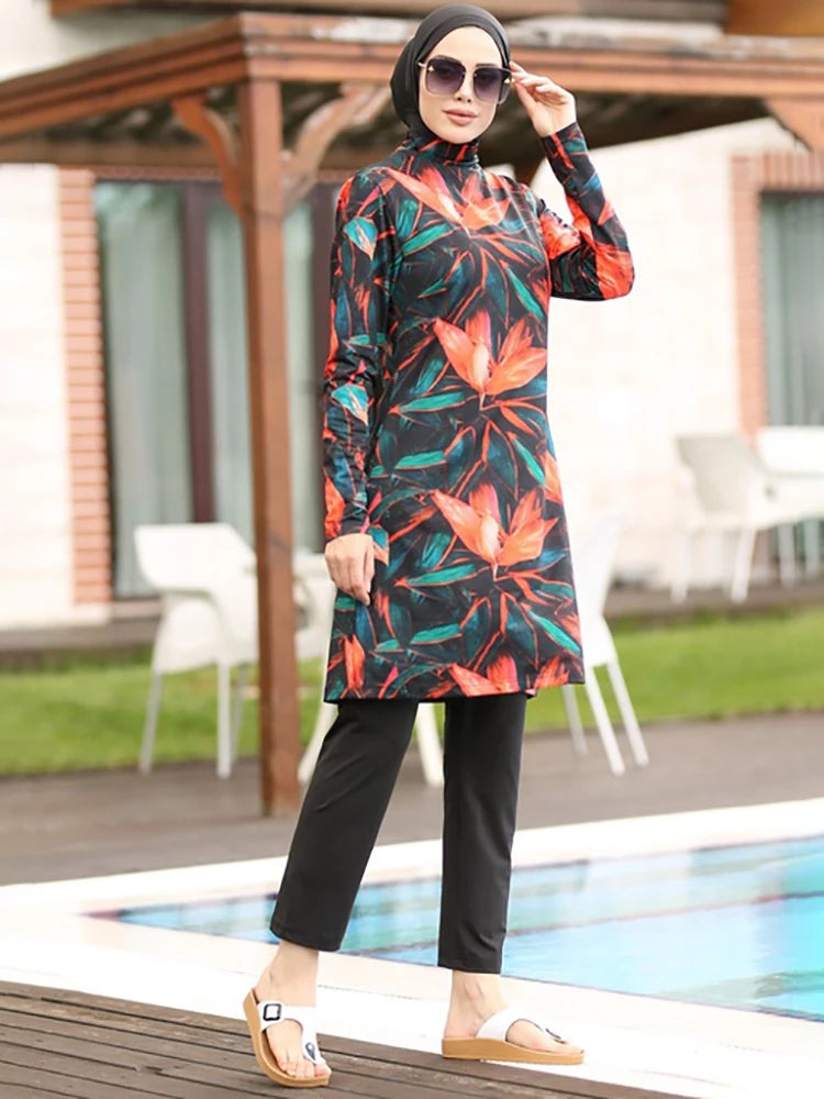 Burkini Cover Ups Muslim Swimwear Bathing Abaya