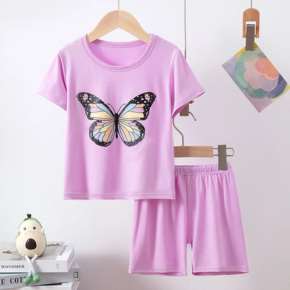 Children Lovely Pink Rabbit Coat Set