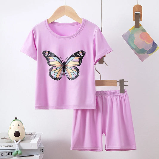Children Lovely Pink Rabbit Coat Set