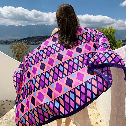 Travel Beach Sunscreen Scarva Bikini Large Shaw Swimsuit Cover-ups