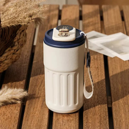 450ML Thermos Water Bottle Smart Display Temperature Stainless Steel Mug
