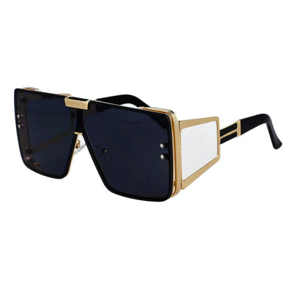 Oversized Luxury Retro One Lens Sunglasses