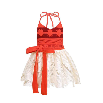 New Moana Costume Cosplay Toddler Dress