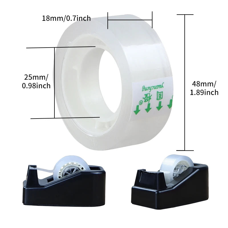 Premium Transparent Tape High Multifunctional 0.8cm/1cm/1.2cm/1.8cm for Packing