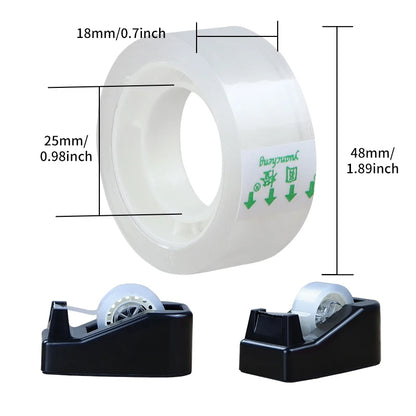 Premium Transparent Tape High Multifunctional 0.8cm/1cm/1.2cm/1.8cm for Packing