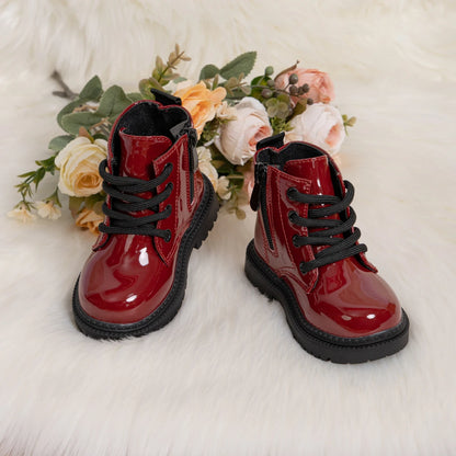 Waterproof PU Leather Toddler Boots