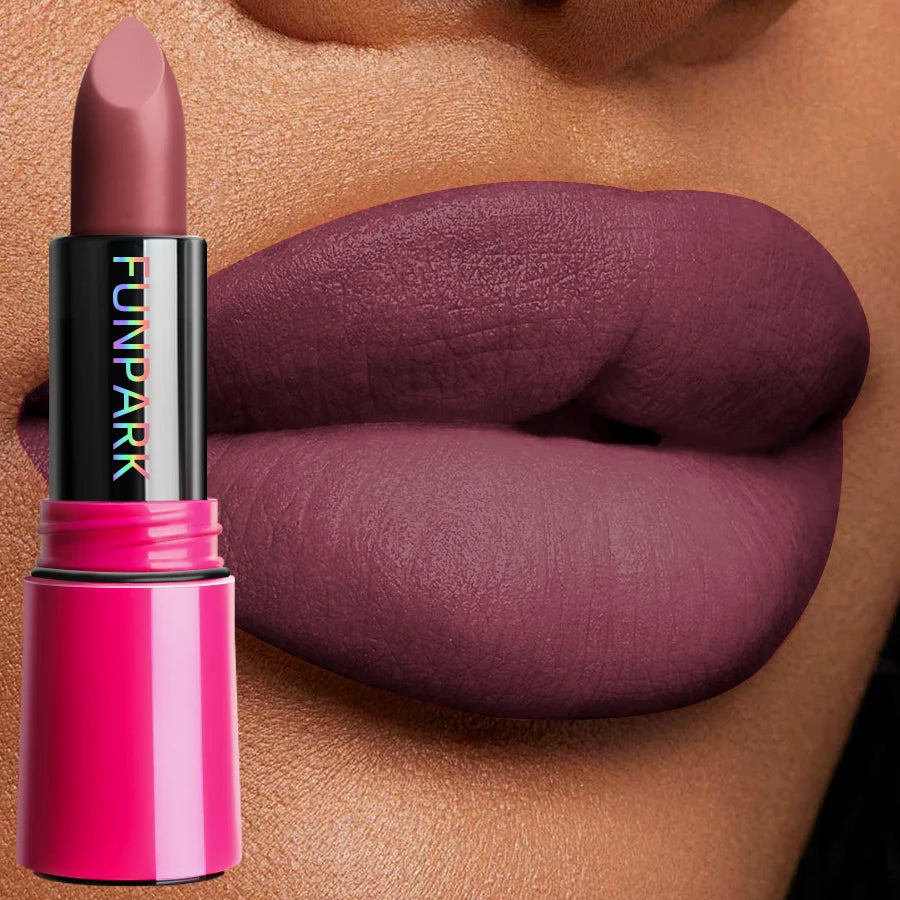 25-Color Matte Lipstick Waterproof Long Lasting  Velvet Finish Lip Tint