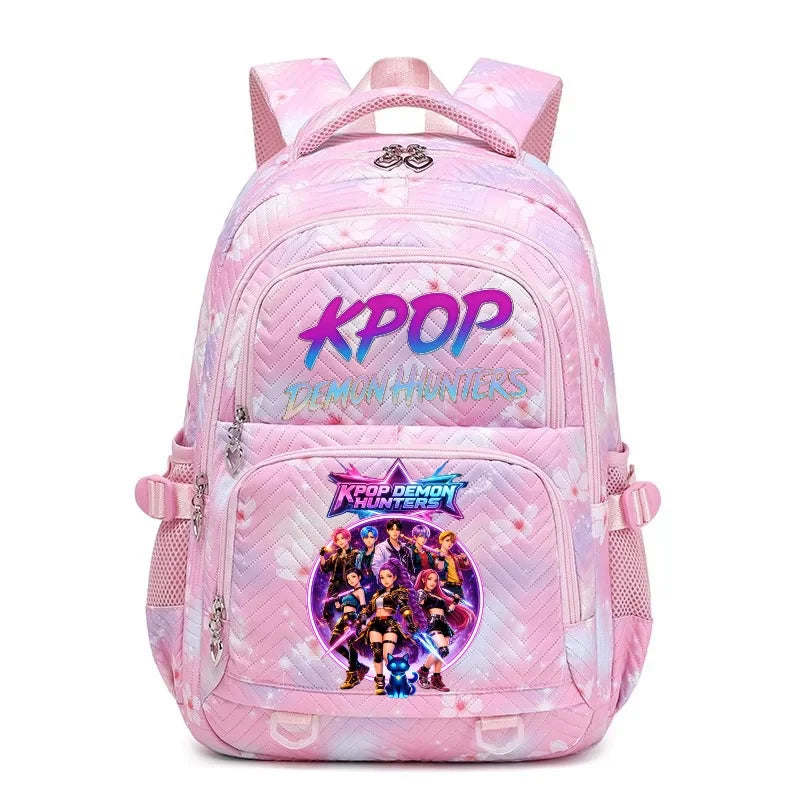 K-pop Demon Hunters Backpack Girls Boys Youth School Bags