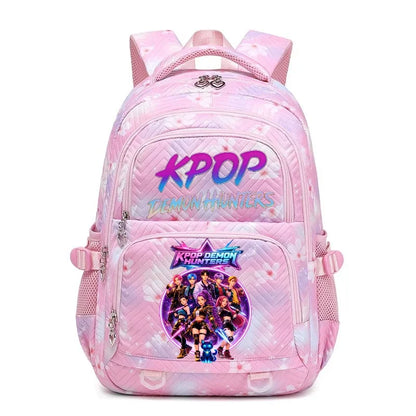 K-pop Demon Hunters Backpack Girls Boys Youth School Bags