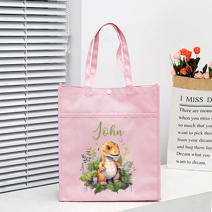 Kids Library Tote Bags Homeschool Cute Custom for Kids