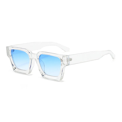 Square Luxury Retro Green Brand Designer Sun Glasses