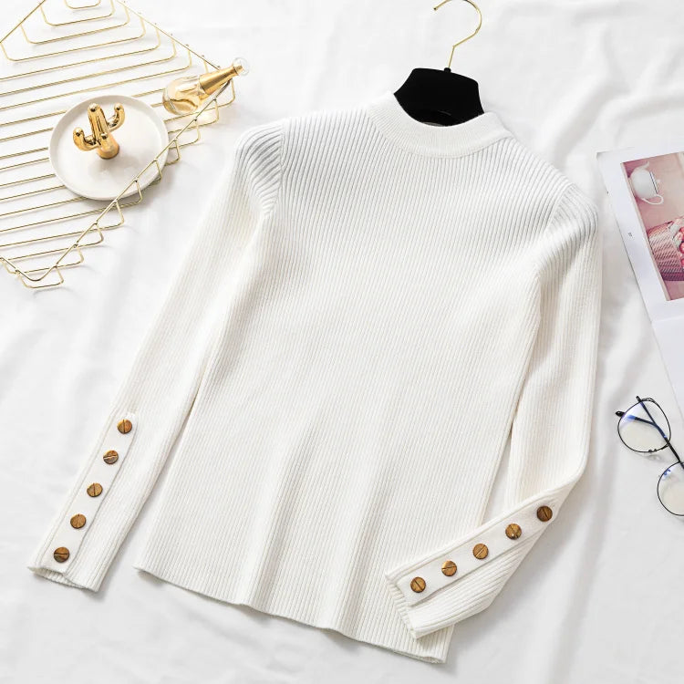 Long Sleeve O-neck Chic Sweater