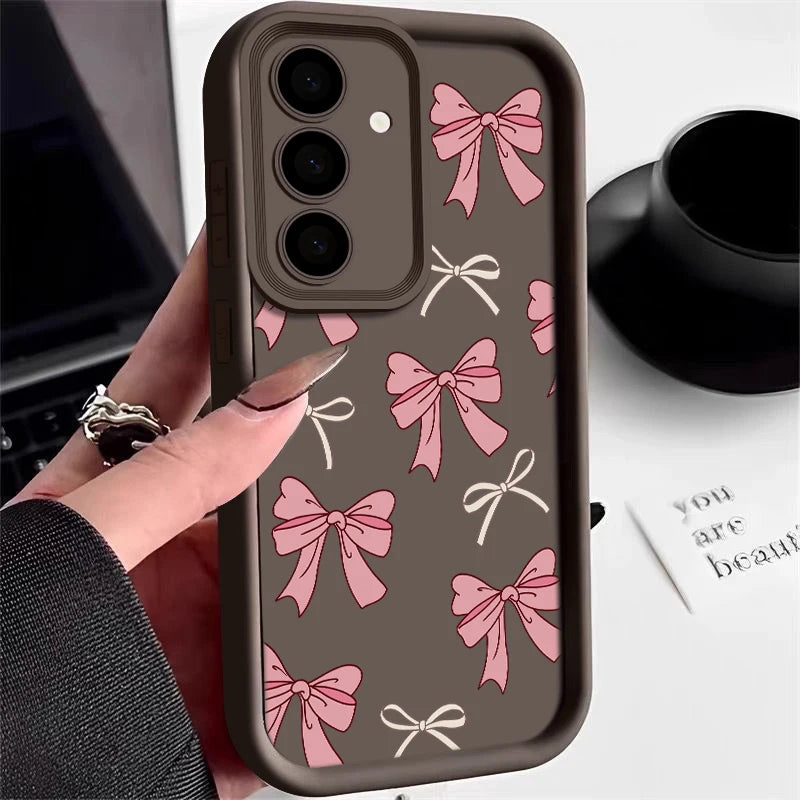 Bow Tie Silicone Case For Samsung Galaxy Cover